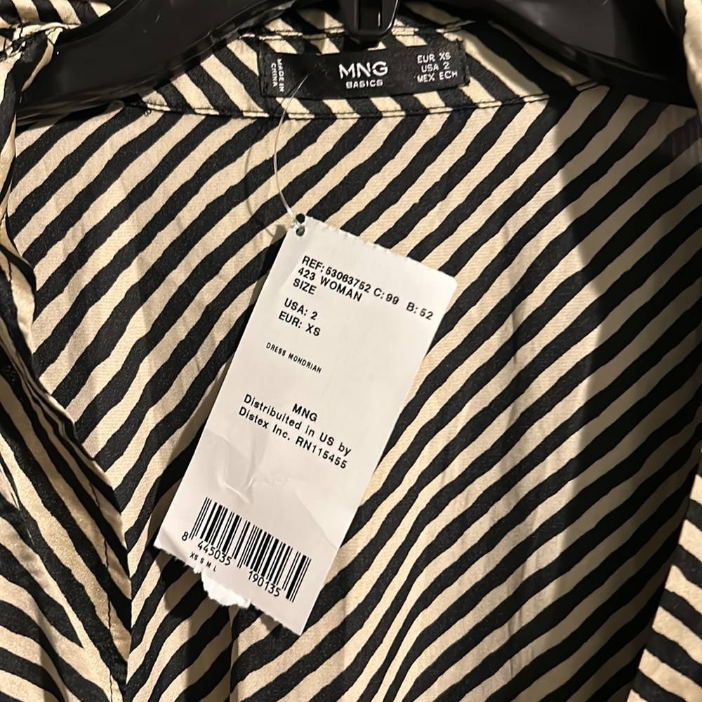 Striped Wrap Dress - Picture 2 of 3